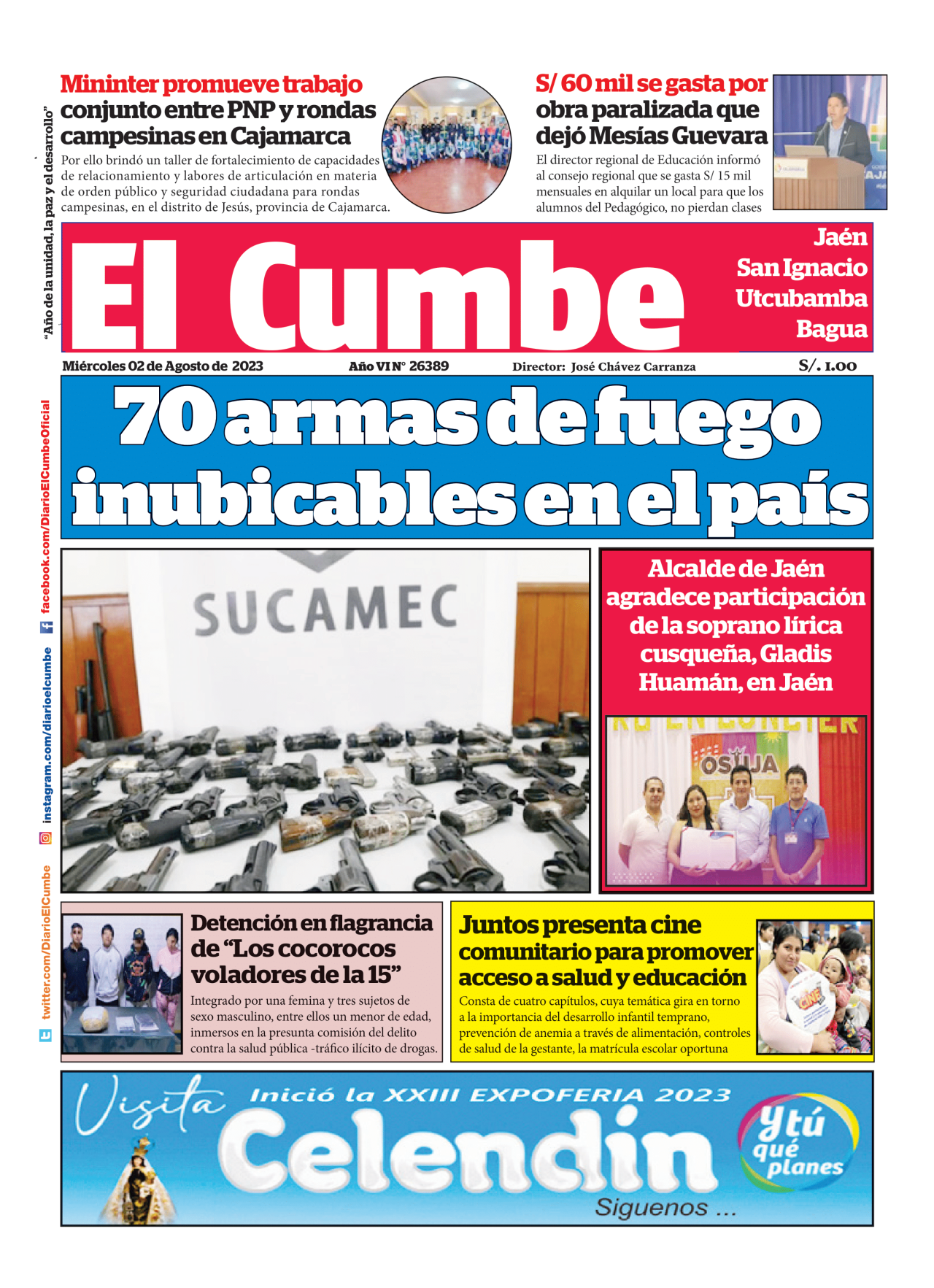 Diario EL CUMBE 02 de Agosto del 2023-01